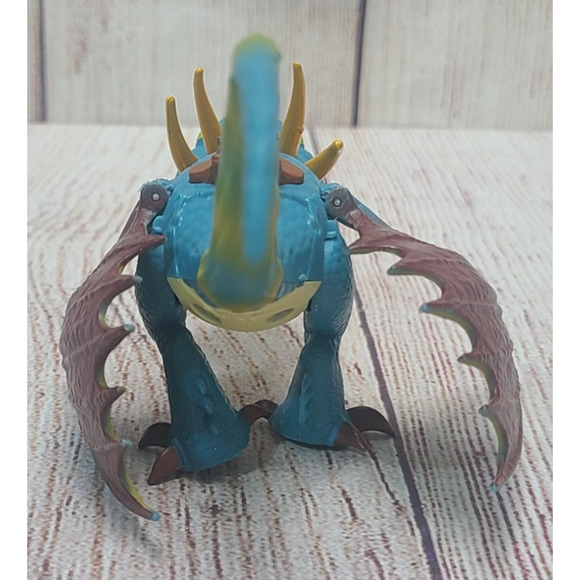 How To Train Your Dragon Stormfly Figure Toy Blue Orange Green 7.5" 2018 SML - Picture 5 of 6